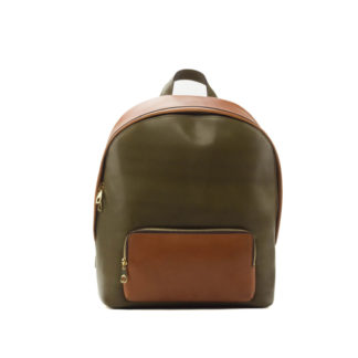 Olive leather Backpack Product Image